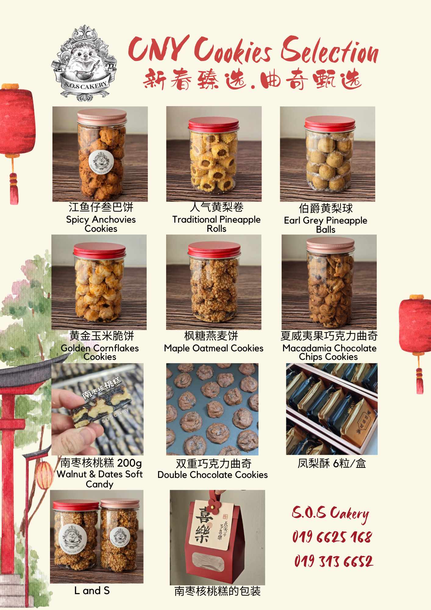 CNY Cookies Selection